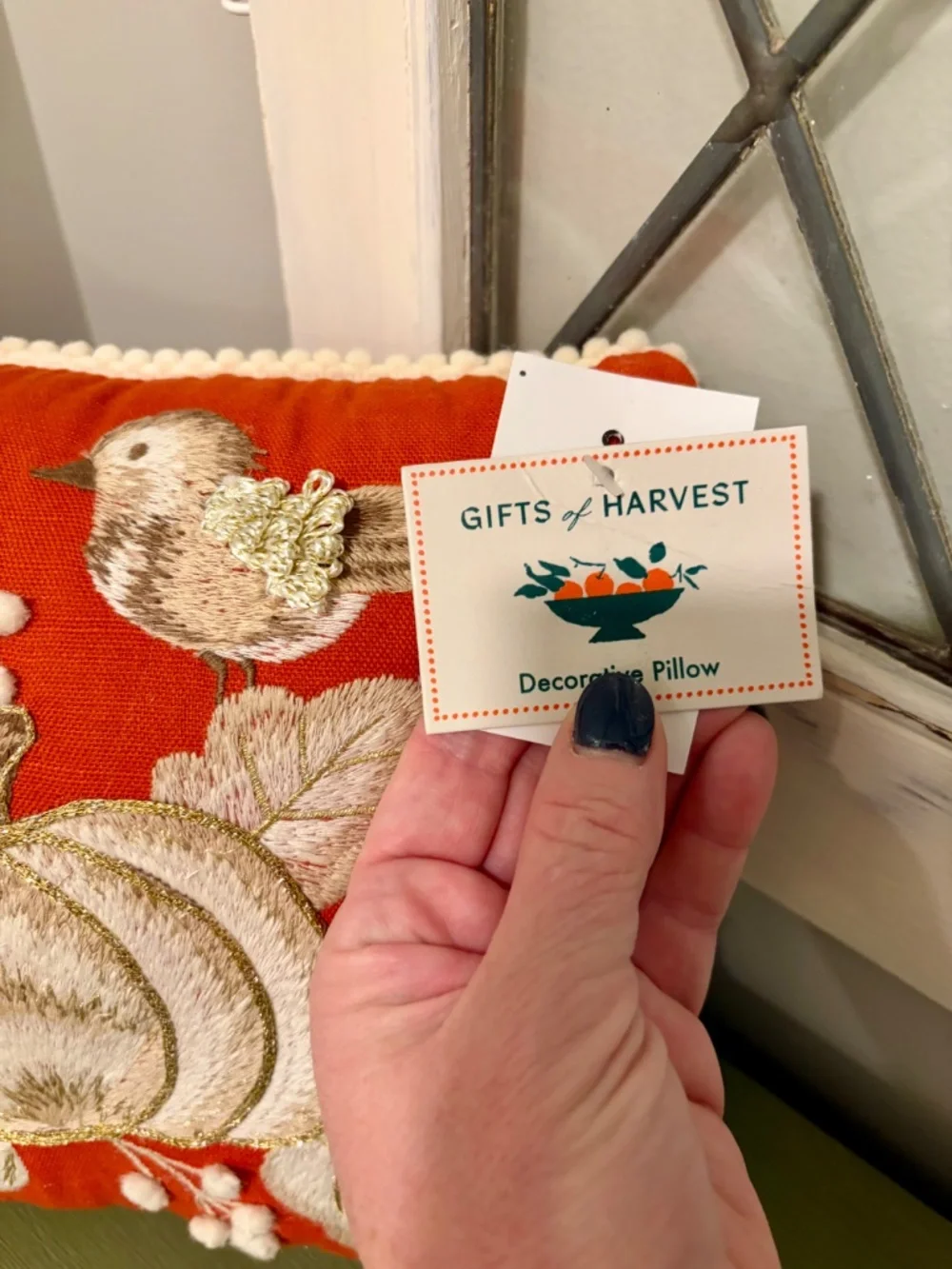 Gifts of Harvest this embroidered